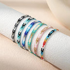 720PCS 2 mm Metallic Glass Seed Beads – DIY Jewelry Making Beads for Bracelets & Necklaces