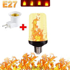 B22/E27 LED Flame Effect Bulb – 4 Modes Flickering Fire Simulation Light - VarietyVibe Shop
