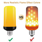 B22/E27 LED Flame Effect Bulb – 4 Modes Flickering Fire Simulation Light - VarietyVibe Shop
