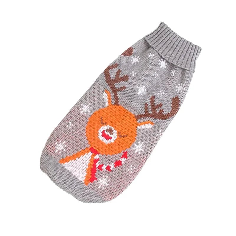 Festive Striped Dog Sweater – Medium & Large - VarietyVibe Shop