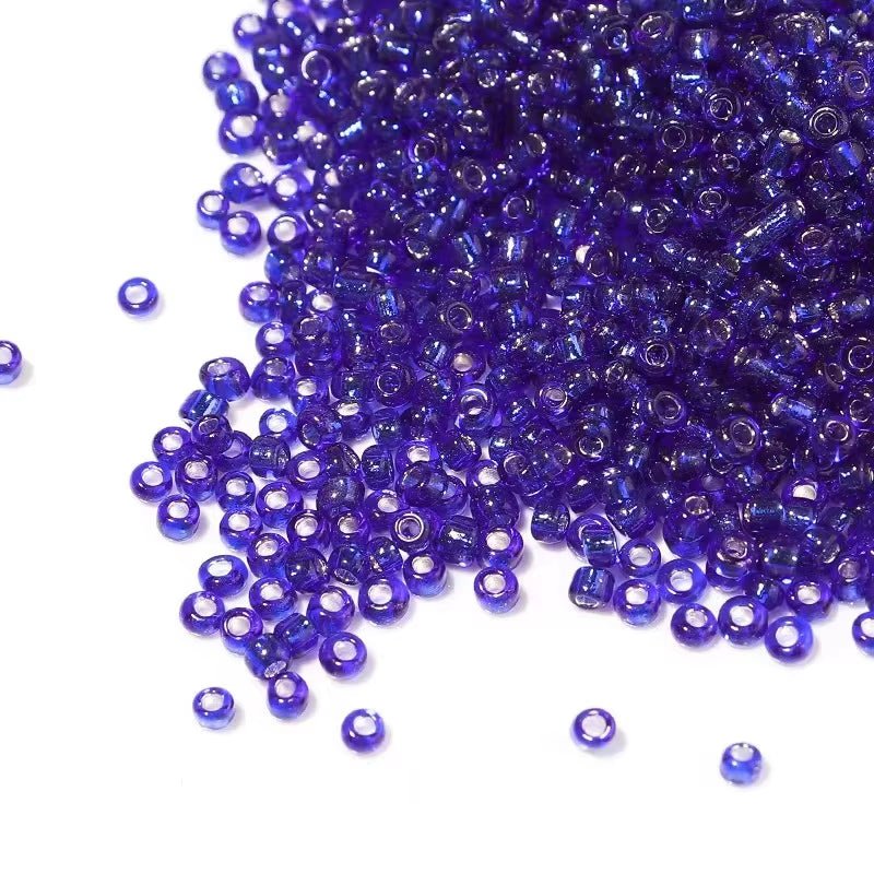 Glass Seed Beads Set – 2 mm / 3 mm / 4 mm Loose Spacer Beads for DIY Bracelets & Necklaces