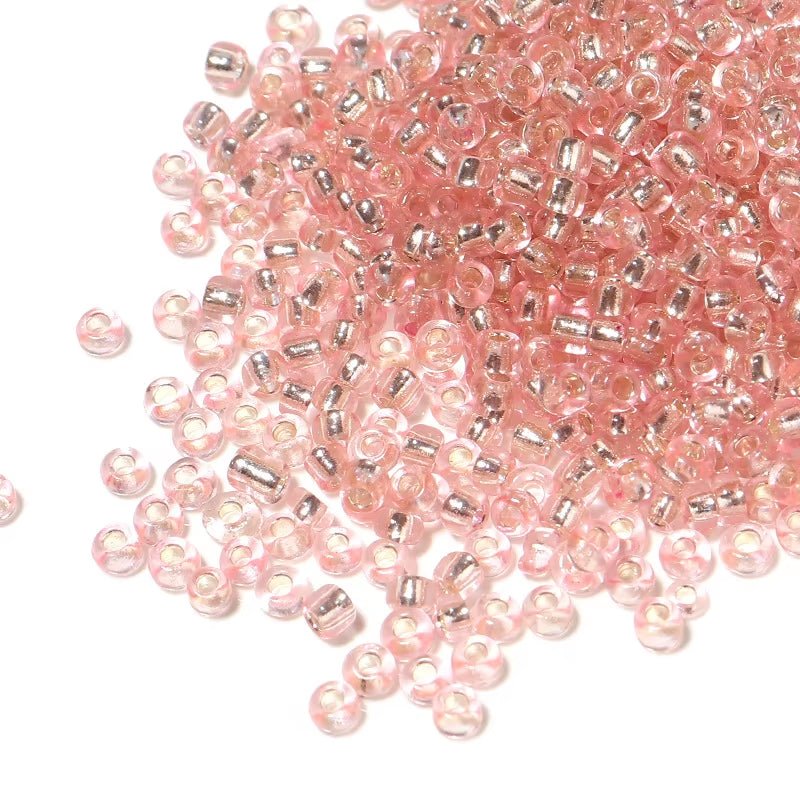 Glass Seed Beads Set – 2 mm / 3 mm / 4 mm Loose Spacer Beads for DIY Bracelets & Necklaces