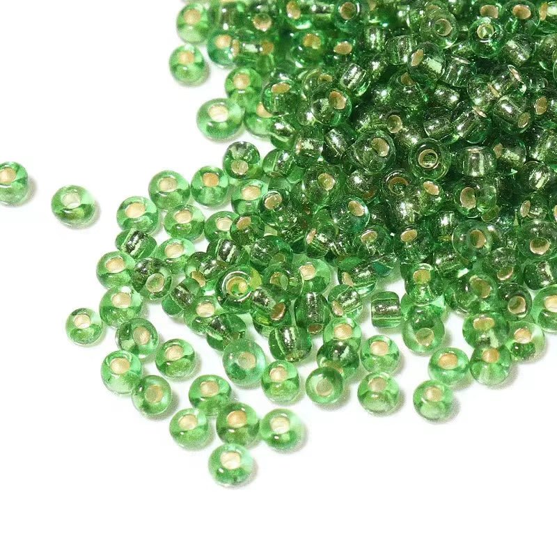 Glass Seed Beads Set – 2 mm / 3 mm / 4 mm Loose Spacer Beads for DIY Bracelets & Necklaces
