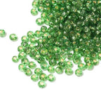 Glass Seed Beads Set – 2 mm / 3 mm / 4 mm Loose Spacer Beads for DIY Bracelets & Necklaces