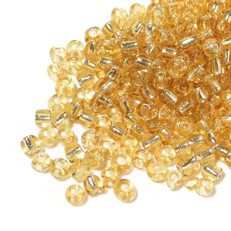 Glass Seed Beads Set – 2 mm / 3 mm / 4 mm Loose Spacer Beads for DIY Bracelets & Necklaces