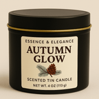 Hand - Poured Soy Candle – Autumn Glow Bakery Fall Scent - FREE Mini Bubble Candle - VarietyVibe Shop