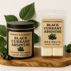 Hand - Poured Soy Candle – Black Currant Absinthe Berry Scent - FREE Mini Bubble Candle - VarietyVibe Shop