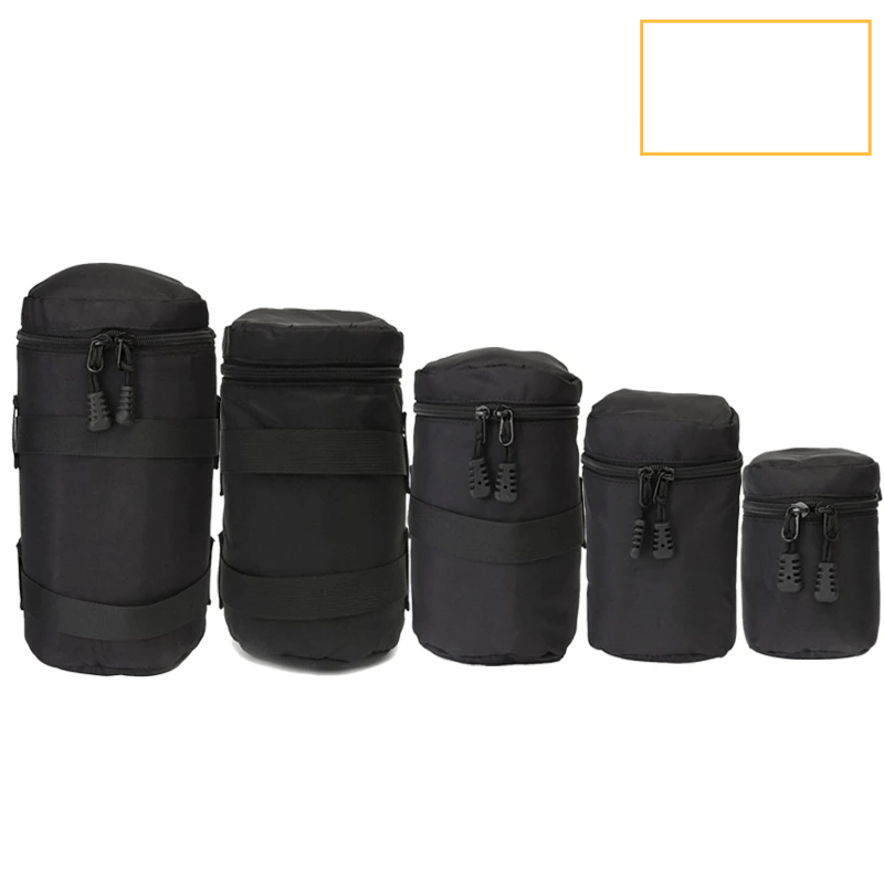 Luxury Coated Canvas Camera Lens Bag – Protective Insert for DSLR/Compact Systems