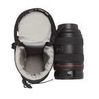 Luxury Coated Canvas Camera Lens Bag – Protective Insert for DSLR/Compact Systems
