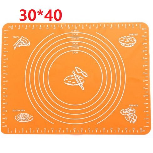 Silicone Baking Mat with Measurements – Non - Stick Reusable Pastry Rolling Pad - VarietyVibe Shop