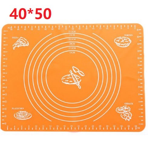 Silicone Baking Mat with Measurements – Non - Stick Reusable Pastry Rolling Pad - VarietyVibe Shop