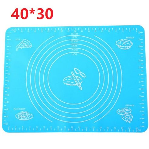 Silicone Baking Mat with Measurements – Non - Stick Reusable Pastry Rolling Pad - VarietyVibe Shop