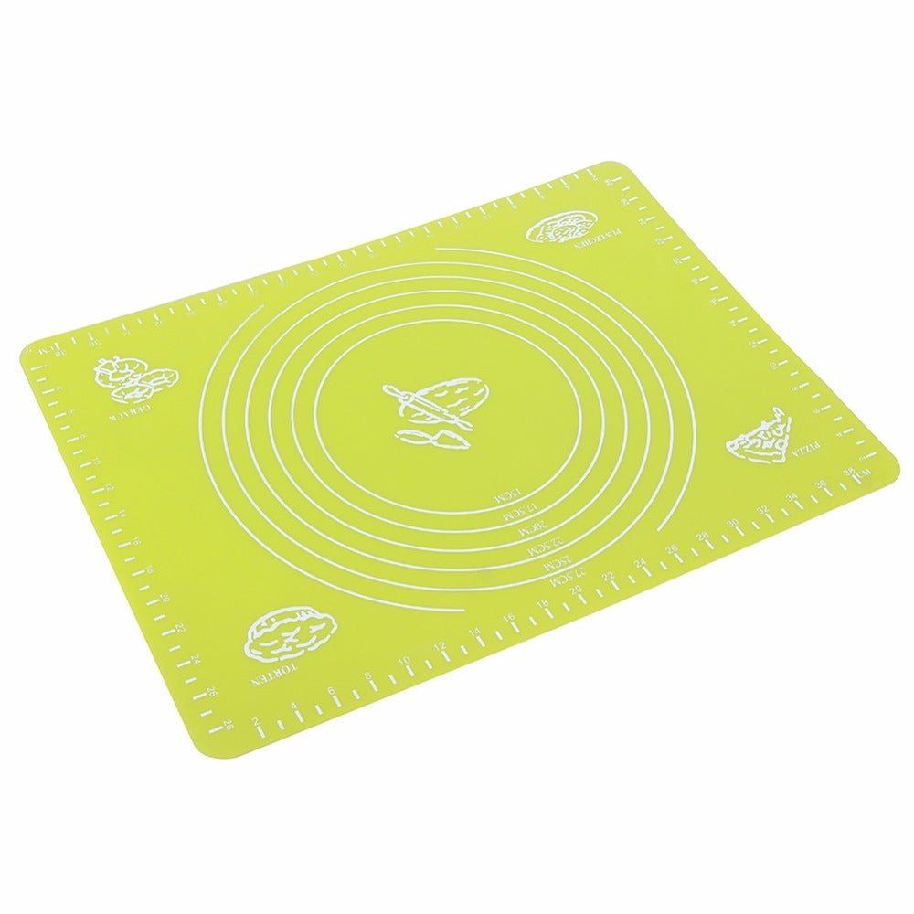 Silicone Baking Mat with Measurements – Non - Stick Reusable Pastry Rolling Pad - VarietyVibe Shop