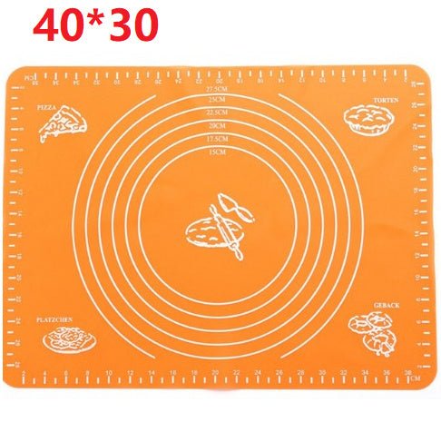 Silicone Baking Mat with Measurements – Non - Stick Reusable Pastry Rolling Pad - VarietyVibe Shop