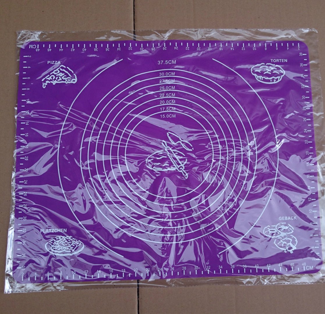 Silicone Baking Mat with Measurements – Non - Stick Reusable Pastry Rolling Pad - VarietyVibe Shop