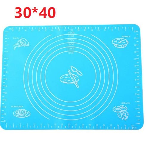 Silicone Baking Mat with Measurements – Non - Stick Reusable Pastry Rolling Pad - VarietyVibe Shop