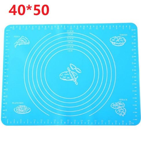 Silicone Baking Mat with Measurements – Non - Stick Reusable Pastry Rolling Pad - VarietyVibe Shop
