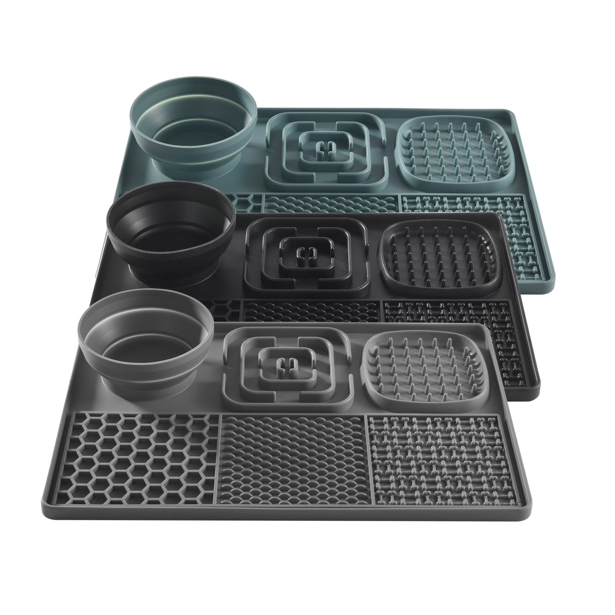 Silicone Dog Licking Pad – 3 - in - 1 Slow Feeder Mat with Suction Cups, BPA - Free - VarietyVibe Shop
