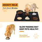 Silicone Dog Licking Pad – 3 - in - 1 Slow Feeder Mat with Suction Cups, BPA - Free - VarietyVibe Shop