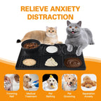 Silicone Dog Licking Pad – 3 - in - 1 Slow Feeder Mat with Suction Cups, BPA - Free - VarietyVibe Shop