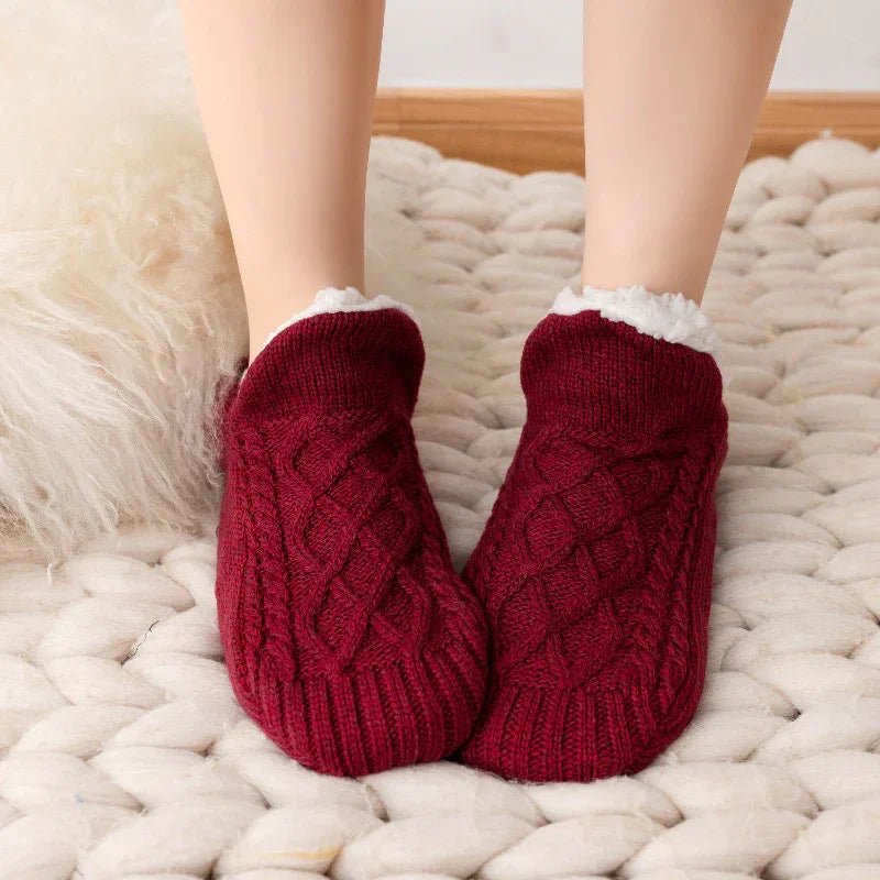 Warm Fleece Slipper Socks – Unisex - VarietyVibe Shop