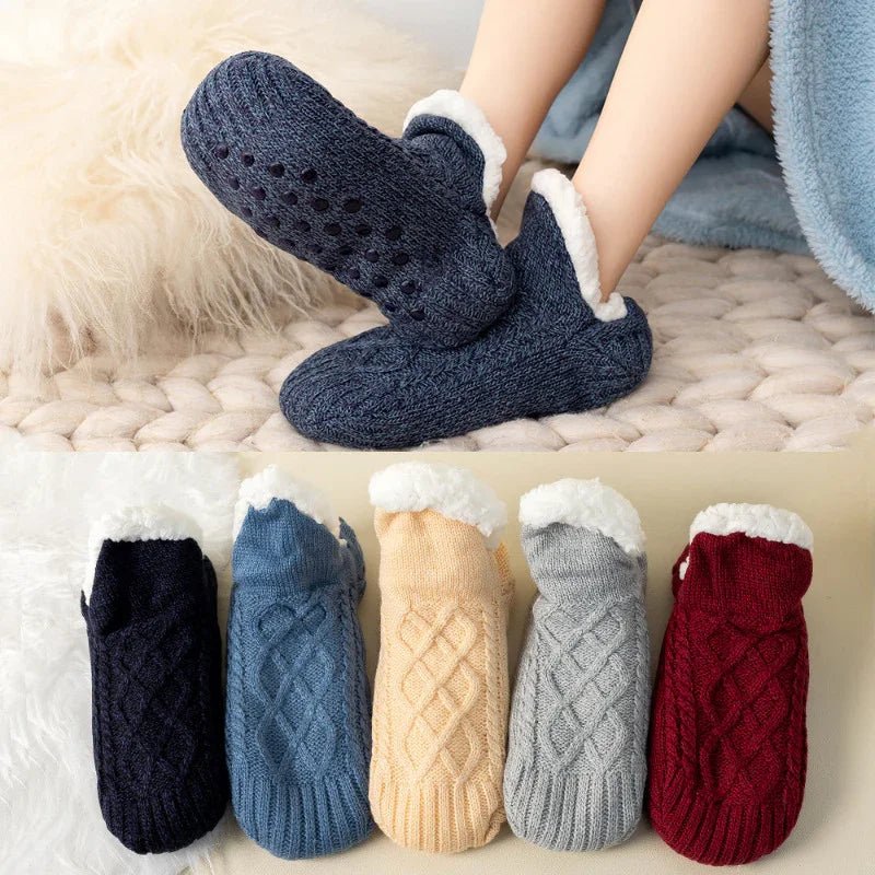 Warm Fleece Slipper Socks – Unisex - VarietyVibe Shop