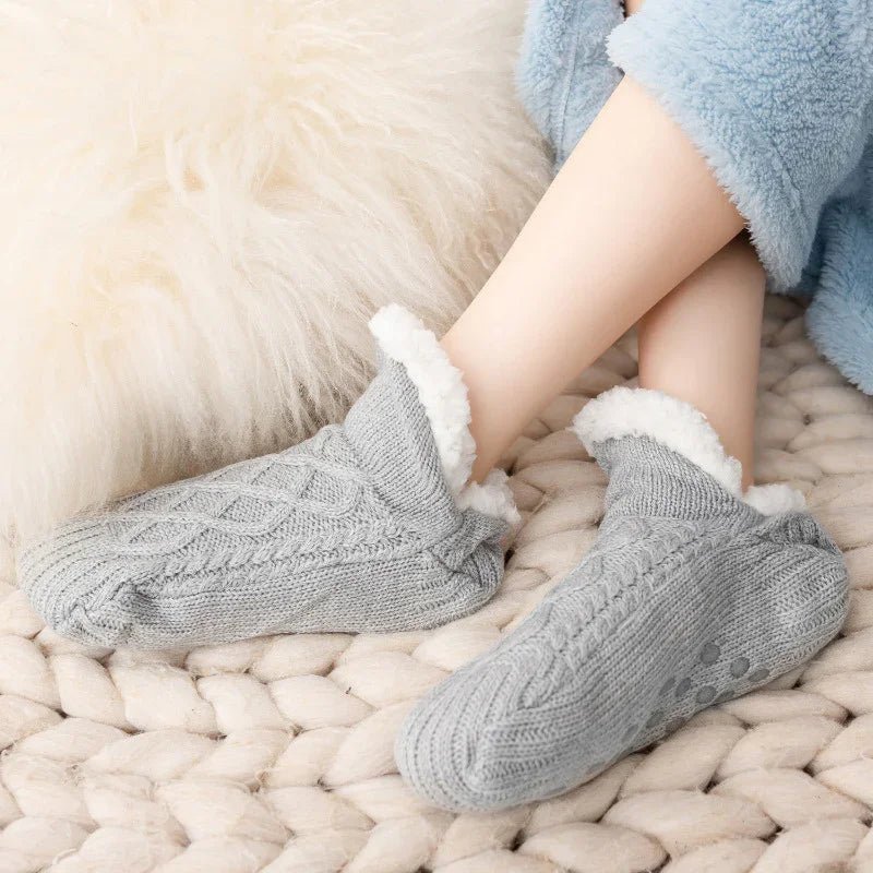 Warm Fleece Slipper Socks – Unisex - VarietyVibe Shop